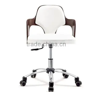 HOT Fashion WorkWell Executive Computer Desk Office Chair With Bent Wood Frame thumbnail-5