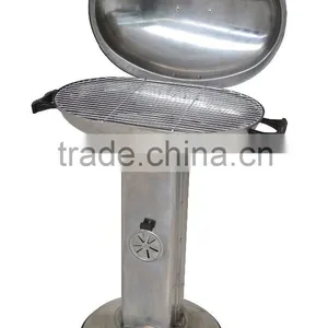 Stainless Steel Pedestal Bbq Grill thumbnail-1