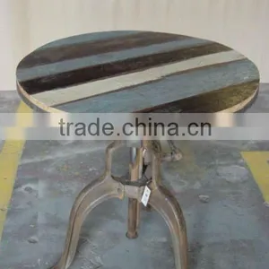 RECYCLE WOOD STOOL thumbnail-1