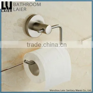 China Manufacture Zinc Alloy Brush Nicked Bathroom Sanitary Items Wall Mounted Toilet Paper Holder thumbnail-2