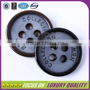 2016 New Style Embossed Logo Sew Resin Button thumbnail-2