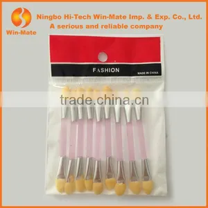 You Can Not Miss High Quality Pink Handle Double Ended Eyeshadow Brush thumbnail-1