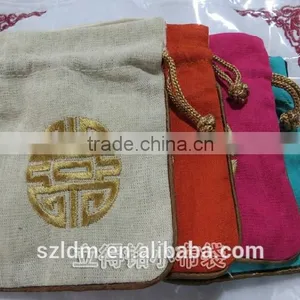 Wholesale Cotton Fabric Drawstring Bag thumbnail-1