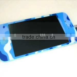 Full LCD Display+Touch Screen Digitizer for Apple IPhone 4S 4GS Camouflage Blue thumbnail-1