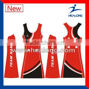 Sublimated Netball Bodysuit Wholesale Netball Apparel Women Netball Dress thumbnail-1