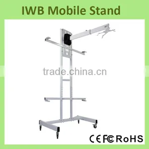 Hot Sale Height Adjustable Short Throw Projector Interactive Whiteboard Mobile Stand Movable Trolley Whiteboard Brackets thumbnail-1