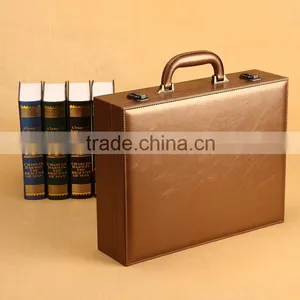 Chinese Factories Wholesale Custom Luxurious Leather Gift Boxes, Portable Storage Box thumbnail-1