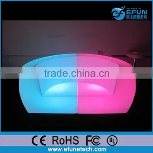 Outerdoor/indoor Led Funiture, Battery Rechargeable Rgb Color Led Light Sofa Chairs thumbnail-1
