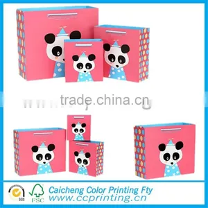 Cute Paper Bag With Cartoon Printed for Gift Packing thumbnail-1