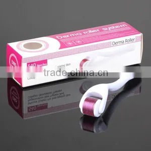 Derma Roller Titanium Micro Needle Roller 540 Needles Best Skin Medical DermaRoller for Body and Face thumbnail-4