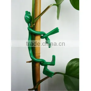 Green Plastic Frog Plant Tie Garden Tie thumbnail-5