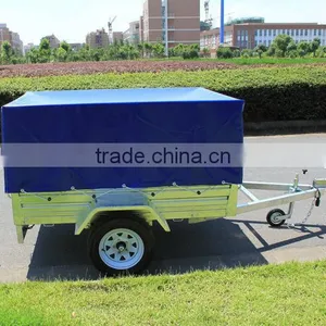 7x5 Hot Dipped Galvanized Tarp Trailer thumbnail-2