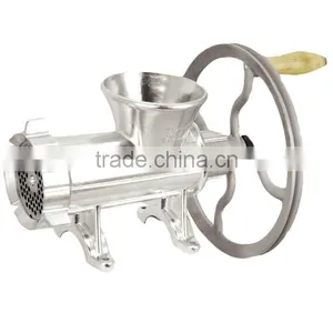 Hot Sale Aluminum Body Hand Operate Meat Grinder With Pulley thumbnail-1