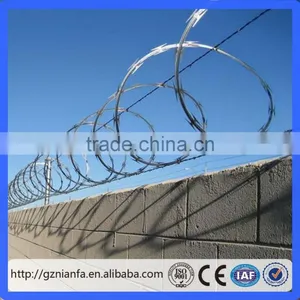 Galvanized Razor Wire Barbed Wire/cheap Galvanized Razor Barbed Wire Bto-22 30 Cbt-60 65(Guangzhou Factory) thumbnail-4