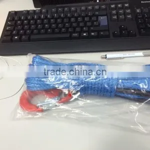 UHMWPE Synthetic 4x4 Winch Rope With Hook Thimble thumbnail-1