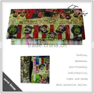 1070D Tyvek Wallet Creative Purse Waterproof Paper Wallet Printed Wallet thumbnail-6