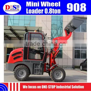 Low Price Mini Front Loader 800kg - Mini Wheel Loader ZLY908 ZL08 China Mini Loader thumbnail-4
