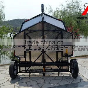Double Bikes Folding Style Trailer for Harley-Davidson thumbnail-6