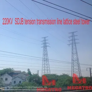 220KV SDJB Double Circuit Tension Transmission Tower thumbnail-3