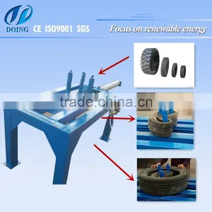 No Need Power! Doubling and Unpacking Machine/tire Cutting Machine Packed Waste Tyres for Storage Space Saving thumbnail-1