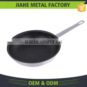 High Quality Cut Rim Handle Industrial Non-stick Frying Pan thumbnail-1