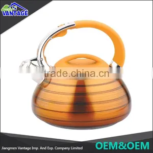 Wholesale Home Useful 3.0L Non-electric Water Kettle With Colorful Coating on Body thumbnail-1