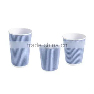 ECO-friendly Cheap Ripple Wall Takeaway Coffee Cups Wholesale thumbnail-4