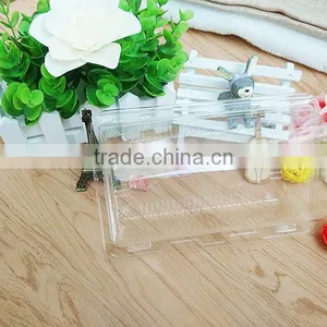 Eco Friendly OPS Disposable Cake Roll Container Boxes Clamshell thumbnail-3