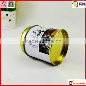 Durable Four Color Print Metal Round Decorative Empty Coffee Tin Cans thumbnail-3