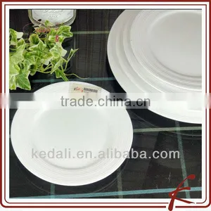 White Ceramic Plates thumbnail-1