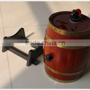 High Quality Luxury New Arrival Handmade Unfinished Wooden Wine Barrel thumbnail-3