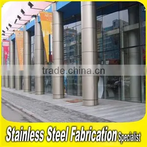 Building Structural 304 Stainless Steel Exterior Decorative Column thumbnail-1
