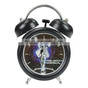 Small Lazy Twin Bell Alarm Clock thumbnail-1
