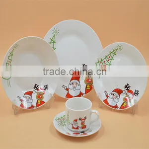20pcs Ceramic Porcelain Dinnerware Set thumbnail-2