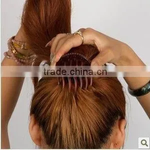 2016 New Twist Machine Horsetail Fluffy Hair Dish Hair Modelling Tools Crystal Comb Hair Comb thumbnail-1