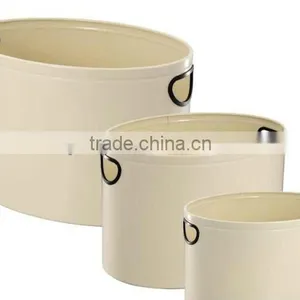 White Open Top Garbage Bin Set Kitchen Waste Bin Manufacturer thumbnail-1