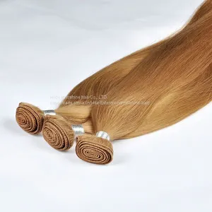 Innoshinehair Brown Remy Human Hair Weft Hair Weaving thumbnail-3