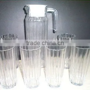 Glass Jug and Cup Set/glassware thumbnail-1