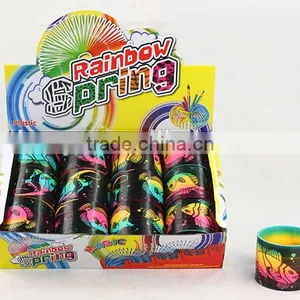 Hot Sale Classic Plastic Rainbow Spring With Printed Sea Animals Toys for Kids/promotional Gift Raibow Circle thumbnail-1