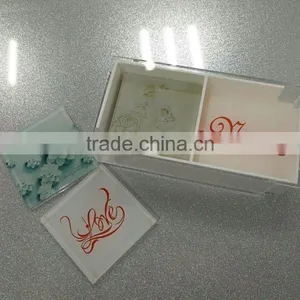 2017 China Factory Custom Acrylic Tea Cup Coaster/coffee Cup Coaster thumbnail-3