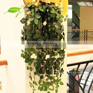 GNW FLV21 Artificial Flower Christmas for Holiday Hanging Decoration Silk Blossom Plastic Vine thumbnail-1