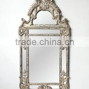 Mirror Bedside Console Table With Marble Top Luxury thumbnail-4