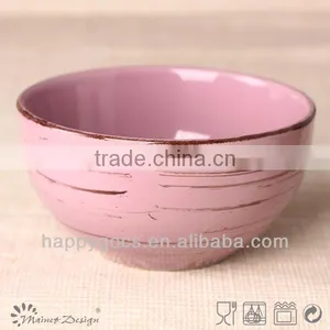 Antique Blue Color Glazed Cheap Ceramic Stoneware Bowl thumbnail-1