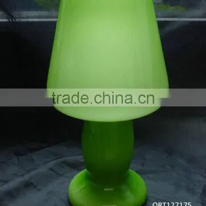 Green Glass Lamp Shade thumbnail-1