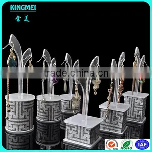 Creative Branches Earring Holder Displayed Acrylic Stand With Bsae thumbnail-4