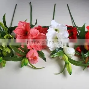 Natural Vallota Speciosa Fabric Vallota Speciosa Decorative Vallota Speciosa Artificial Flower for Wholesale thumbnail-6