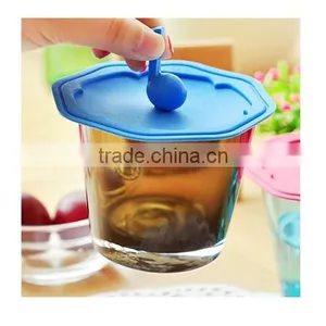 Creative Music Operator Silicone Watertight Cup Mug Lid Cover thumbnail-4