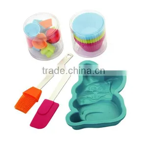 SS0027 / Silicone Kids Cake Baking Set thumbnail-1