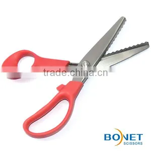 SPI0006 CE Certificated 7 Inch Stainless Steel Decorative Fabric Edge Pinking Shears Scissor New thumbnail-3