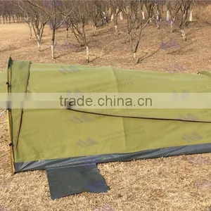New Product Waterproof Outdoor Sherpa Canvas Single Swag Tent for Promotional thumbnail-1